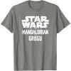image:imageStar Wars The Mandalorian And Grogu Official Title Logo TShirtOlive Heather