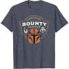 image:imageStar Wars The Mandalorian and Grogu Bounty Hunter Helmet TShirtHeather Blue
