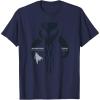 image:imageStar Wars The Mandalorian and Grogu Bounty Hunter TShirtNavy Blue