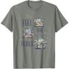 image:imageStar Wars The Mandalorian and Grogu Feel The Force Cute TShirtOlive Heather