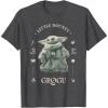 image:imageStar Wars The Mandalorian and Grogu Little Bounty Vintage TShirtDark Heather Grey