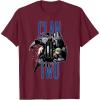 image:imageStar Wars The Mandalorian and Grogu Movie Clan of Two TShirtBurgundy
