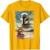 image:imageStar Wars The Mandalorian and Grogu Movie Classic Poster Art TShirtGolden Yellow