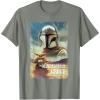 image:imageStar Wars The Mandalorian and Grogu Movie Classic Poster Art TShirtOlive Heather
