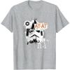 image:imageStar Wars The Mandalorian and Grogu Pilot Helmet Imperial TShirtHeather Grey