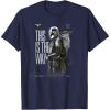 image:imageStar Wars The Mandalorian and Grogu This Is The Way Cool TShirtNavy Blue