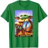 image:imageThe Mandalorian And Grogu Bounty Hunter Grogu With Beskar TShirtKelly Green