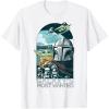 image:imageThe Mandalorian And Grogu Galaxys Most Wanted Portrait TShirtWhite