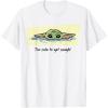 image:imageThe Mandalorian And Grogu Too Cute To Get Caught Drawn Grogu TShirtWhite