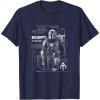 image:imageThe Mandalorian and Grogu  Bounty Hunter  Dark Digital TShirtNavy Blue