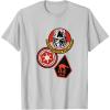 image:imageThe Mandalorian and Grogu  Imperial Pilot Faux Patch TShirtSilver Grey