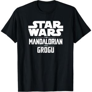 image:imageStar Wars The Mandalorian And Grogu Official Title Logo TShirtBlack
