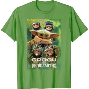 image:imageStar Wars The Mandalorian and Grogu Anzellan Droidsmiths TShirtGrass Green