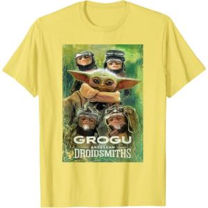 image:imageStar Wars The Mandalorian and Grogu Anzellan Droidsmiths TShirtLemon Yellow