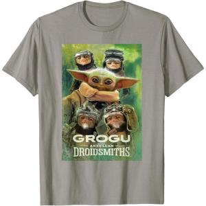 image:imageStar Wars The Mandalorian and Grogu Anzellan Droidsmiths TShirtSlate Grey