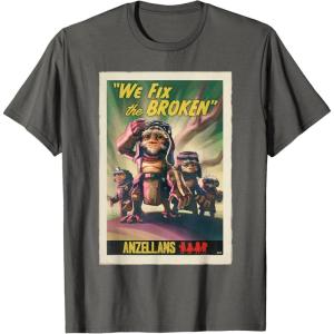 image:imageStar Wars The Mandalorian and Grogu Anzellans Fix the Broken TShirtAsphalt Grey