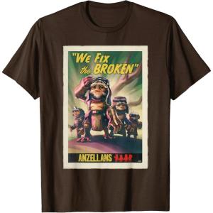 image:imageStar Wars The Mandalorian and Grogu Anzellans Fix the Broken TShirtBrown