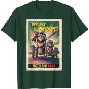 image:imageStar Wars The Mandalorian and Grogu Anzellans Fix the Broken TShirtDark Green