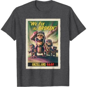 image:imageStar Wars The Mandalorian and Grogu Anzellans Fix the Broken TShirtDark Heather Grey
