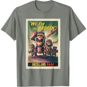 image:imageStar Wars The Mandalorian and Grogu Anzellans Fix the Broken TShirtOlive Heather