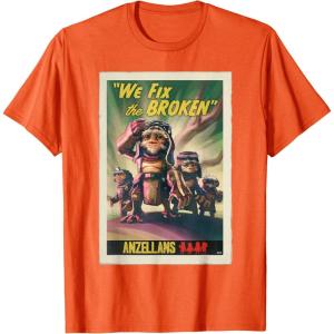 image:imageStar Wars The Mandalorian and Grogu Anzellans Fix the Broken TShirtOrange