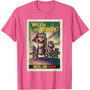 image:imageStar Wars The Mandalorian and Grogu Anzellans Fix the Broken TShirtPink Heather
