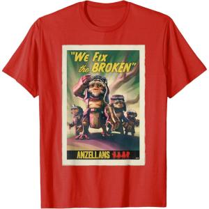 image:imageStar Wars The Mandalorian and Grogu Anzellans Fix the Broken TShirtRed