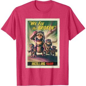image:imageStar Wars The Mandalorian and Grogu Anzellans Fix the Broken TShirtRed Heather