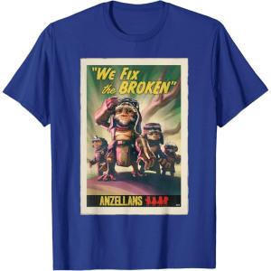 image:imageStar Wars The Mandalorian and Grogu Anzellans Fix the Broken TShirtRoyal Blue