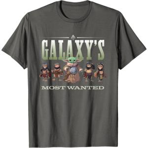 image:imageStar Wars The Mandalorian and Grogu Anzellans Wanted TShirtAsphalt Grey