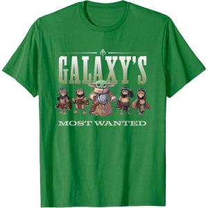 image:imageStar Wars The Mandalorian and Grogu Anzellans Wanted TShirtKelly Green