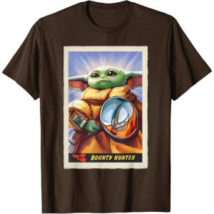 image:imageStar Wars The Mandalorian and Grogu Bounty Hunter Card 31 TShirtBrown
