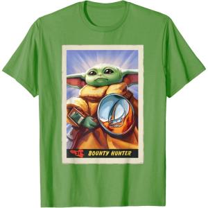 image:imageStar Wars The Mandalorian and Grogu Bounty Hunter Card 31 TShirtGrass Green