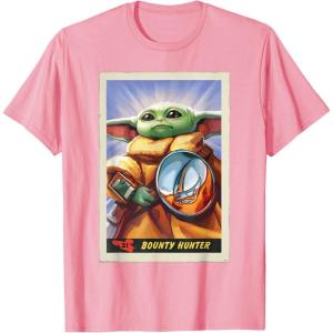 image:imageStar Wars The Mandalorian and Grogu Bounty Hunter Card 31 TShirtPink