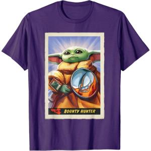 image:imageStar Wars The Mandalorian and Grogu Bounty Hunter Card 31 TShirtPurple