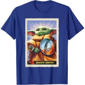 image:imageStar Wars The Mandalorian and Grogu Bounty Hunter Card 31 TShirtRoyal Blue