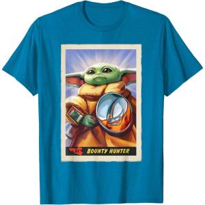 image:imageStar Wars The Mandalorian and Grogu Bounty Hunter Card 31 TShirtSapphire Blue
