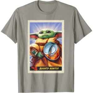 image:imageStar Wars The Mandalorian and Grogu Bounty Hunter Card 31 TShirtSlate Grey
