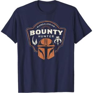 image:imageStar Wars The Mandalorian and Grogu Bounty Hunter Helmet TShirtNavy Blue