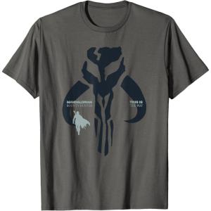 image:imageStar Wars The Mandalorian and Grogu Bounty Hunter TShirtAsphalt Grey