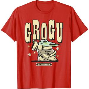 image:imageStar Wars The Mandalorian and Grogu Cute Hand Drawn Stars TShirtRed