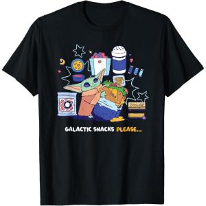 image:imageStar Wars The Mandalorian and Grogu Galactic Snacks Please TShirtBlack