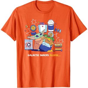 image:imageStar Wars The Mandalorian and Grogu Galactic Snacks Please TShirtOrange