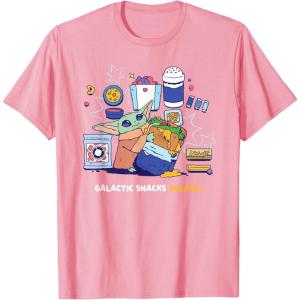 image:imageStar Wars The Mandalorian and Grogu Galactic Snacks Please TShirtPink