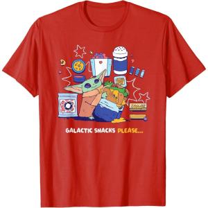 image:imageStar Wars The Mandalorian and Grogu Galactic Snacks Please TShirtRed