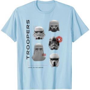 image:imageStar Wars The Mandalorian and Grogu Imperial Helmets Collage TShirtBaby Blue