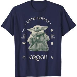 image:imageStar Wars The Mandalorian and Grogu Little Bounty Vintage TShirtNavy Blue