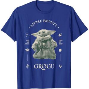 image:imageStar Wars The Mandalorian and Grogu Little Bounty Vintage TShirtRoyal Blue