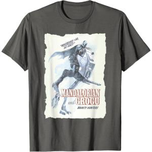 image:imageStar Wars The Mandalorian and Grogu Movie ATRT Snow Mission TShirtAsphalt Grey