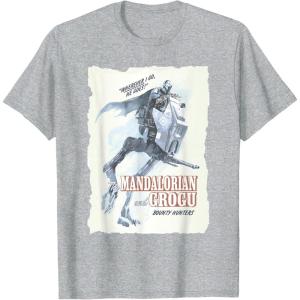 image:imageStar Wars The Mandalorian and Grogu Movie ATRT Snow Mission TShirtHeather Grey